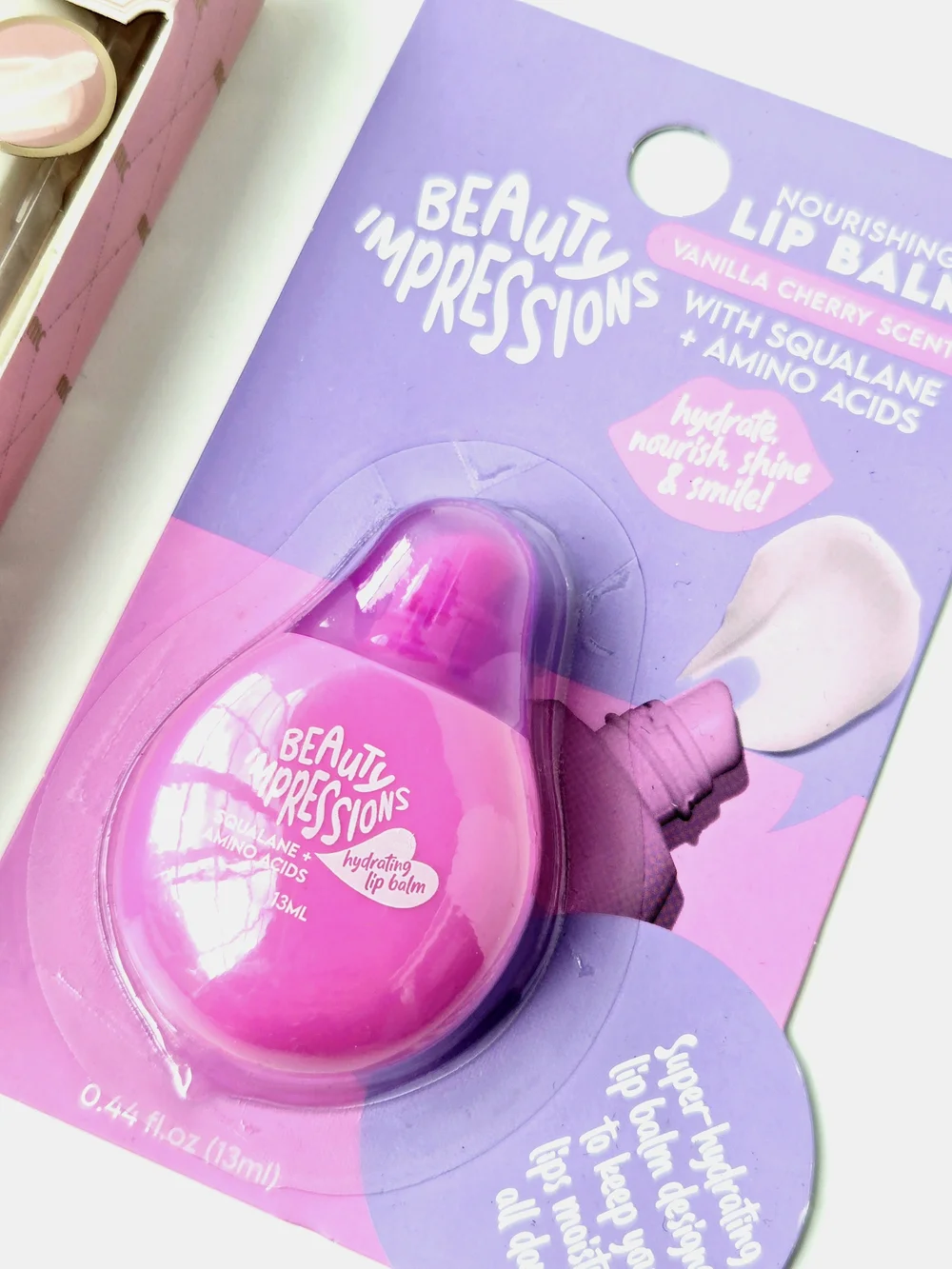 Marie Claire Soft Pink Lip Plumper Beauty Impressions Vanilla Cherry Lip Balm